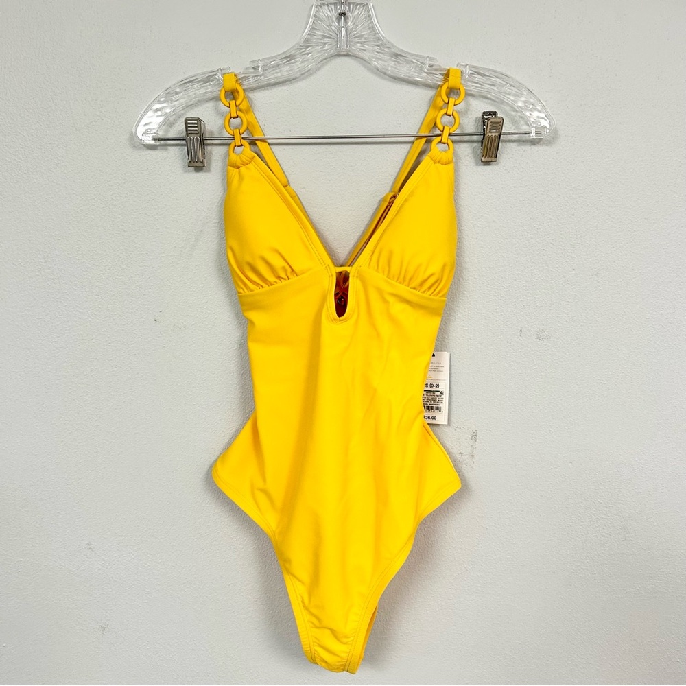 SHADE & SHORE 🌆 One Piece Suit with Metal
Loops - Size XS